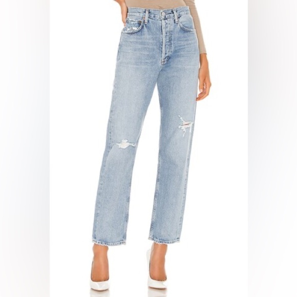 Agolde 90's Mid Rise Loose Fit in Captured size 28